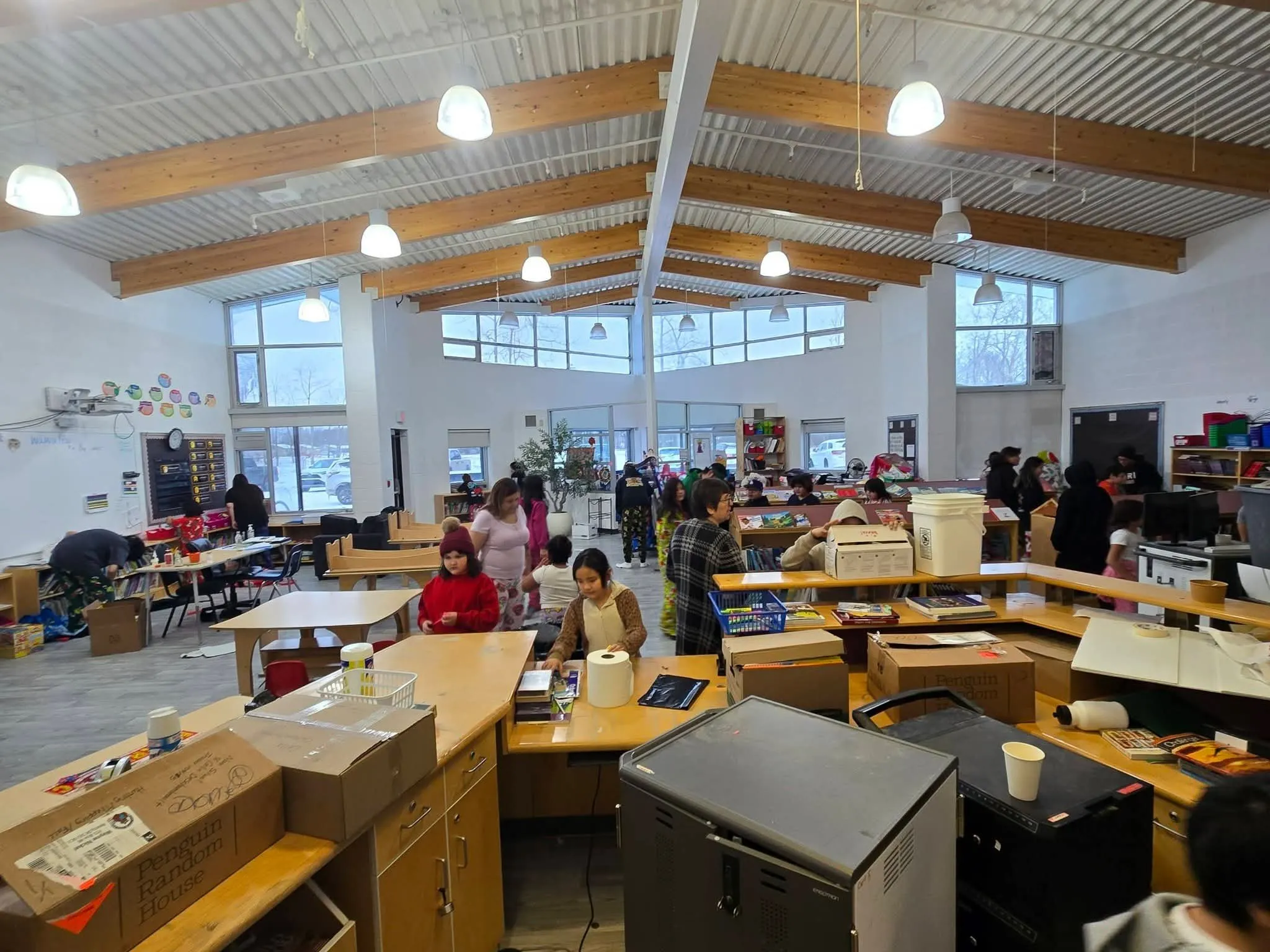 Classroom at Nisto Awasisak Memorial School